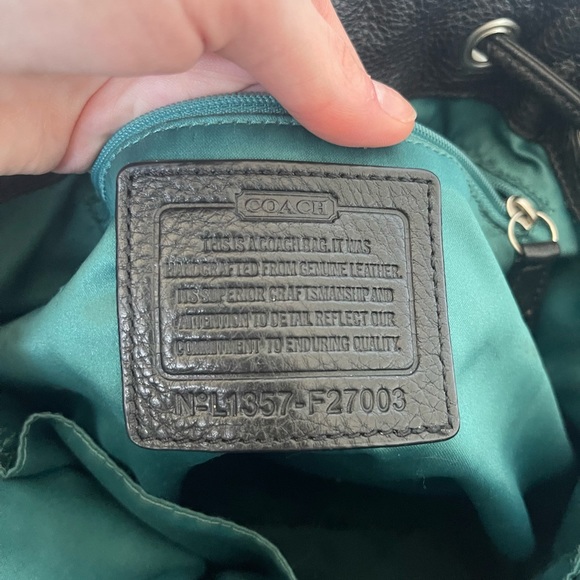 Vintage Black Coach Satchel - Picture 6 of 6